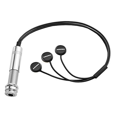 AMUMU BOUNTIFUL Acoustic Guitar Pickup Contact Microphone Piezo Transducer