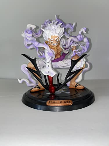 Tenseime, Monkey. D Luffy Gear 5 Fifth Action Figure 20Cm/7.9Inch Pvc Anime Action Figure (White) #TOP1
