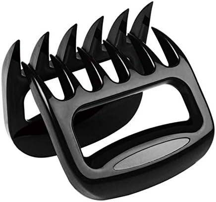 Opaceluuk BBQ Claws for Pulled Pork,Full Solid BBQ Meat Shredder Claws,Grill Smoker Meat Claws,Smoked Barbecue Grilling Accessories (Black) Upgraded