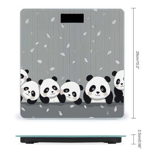 Báscula Digital Funny Baby Panda con LCD Precisión Alta 400lb miniatura 2