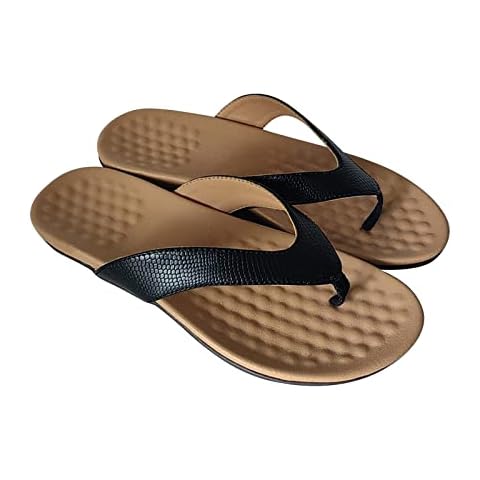 WOXIHUAN Women's Arch Support Flip Flops Cover