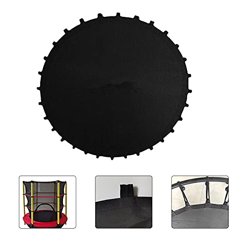Mofuca 55Inch Trampoline Replacement Mat, Round Frame Trampolines Net With 30 Buckles, Trampoline Accessories(Black) #TOP4