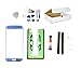 (md0410) Coral Blue Front Outer Lens Glass Screen Replacement Compatible Galaxy S7 Edge G935 + Repair Kit (LCD and Digitizer not Included)