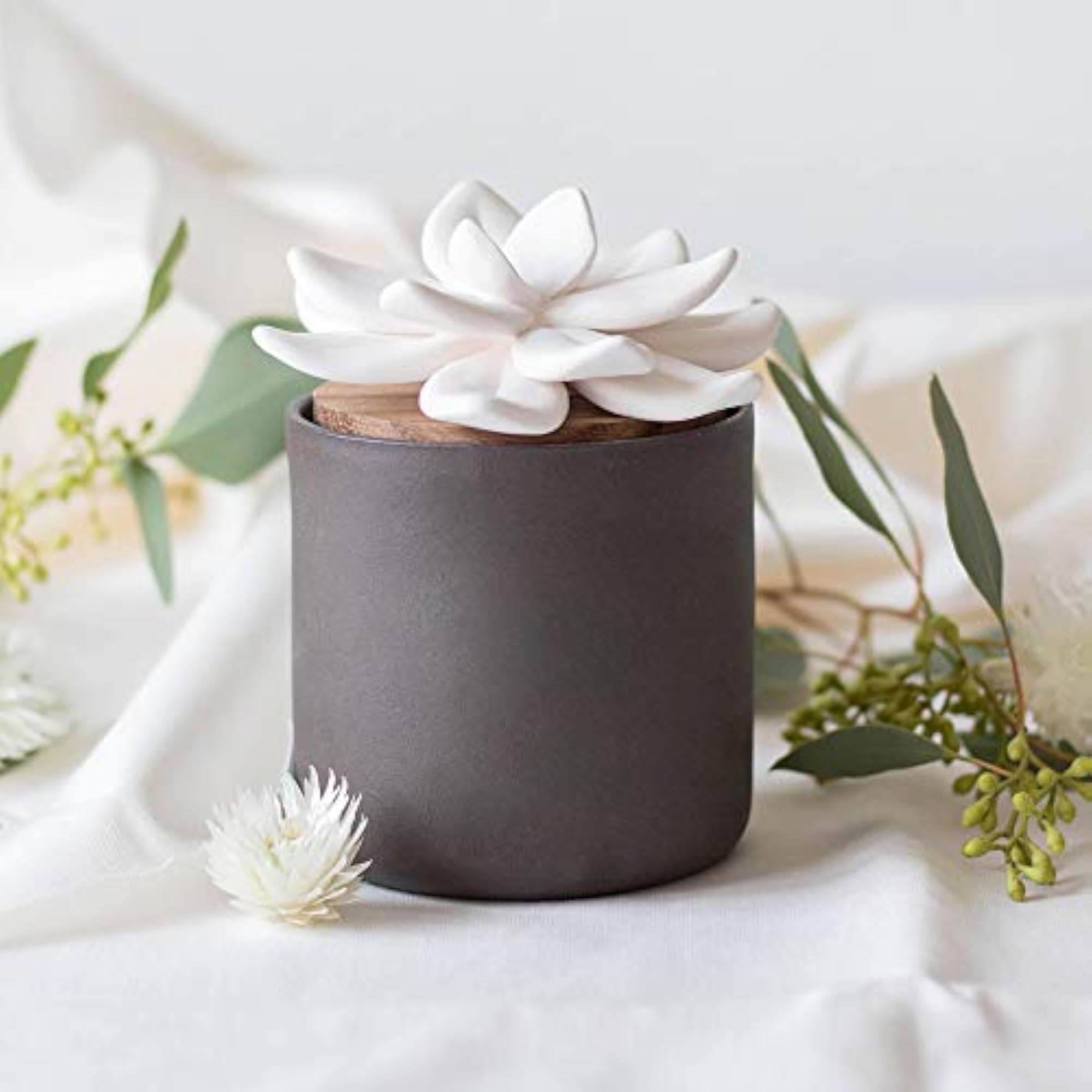 Edens Garden Ceramic Bloom Diffuser, Aromatherapy Gift