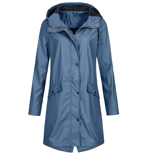Chubasquero largo mujer impermeable de diseño Friesennerz transpirable de alta resistencia