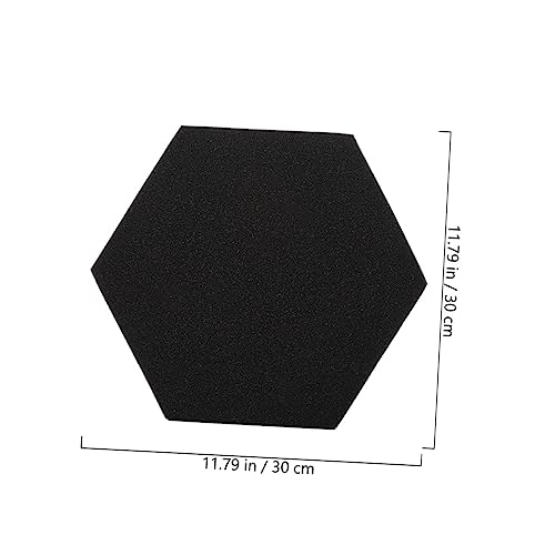 6 Piezas Paneles Acústicos Hexagonales para Estudios de Grabación en Casa, Negro miniatura 6