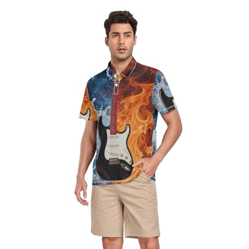 Polo de golf à col pour homme évacuation humidité tailles S M L XL