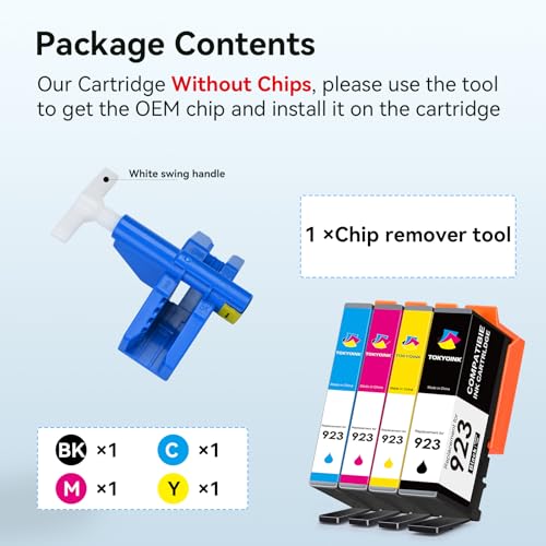 Image of TOKYOINK 923 Ink Cartridges Combo Pack Replacement