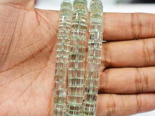Améthyste verte naturelle en perles pour façonner un cadeau d'anniversaire unique