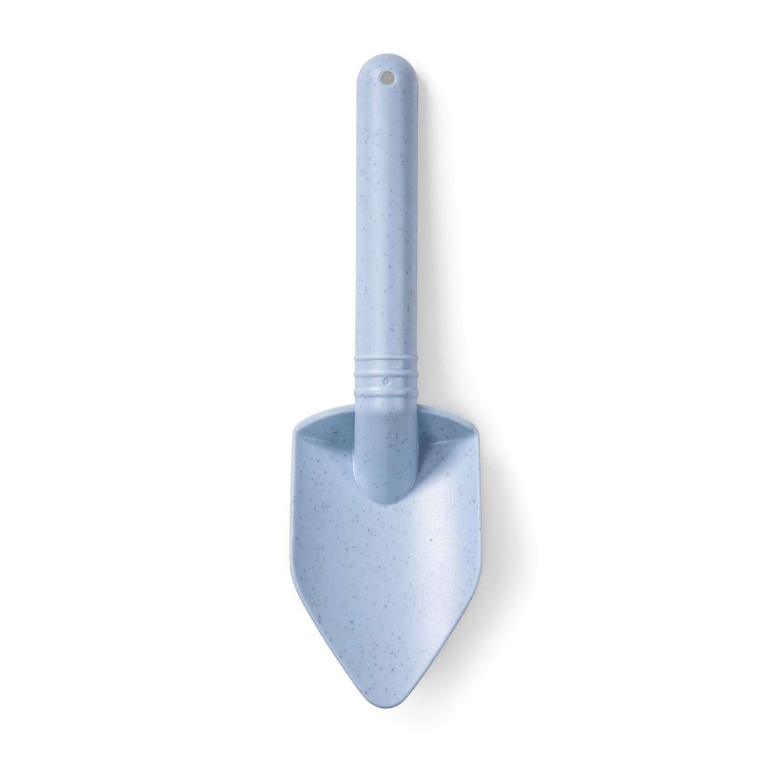 Bigjigs Toys Eco Spade for Kids (Dove Grey) - 20.5cm Wheat Fibre Sand Shovel, Quality Holiday Toy for Toddlers