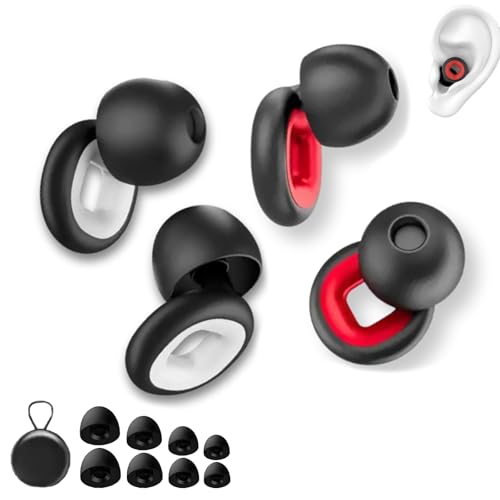 Earplugs, Moto Earplugs, Sleep Earplugss, Ear Plugs for Sleeping Noise Cancelling, Super Soft Reusable Silicone Ear Plugs, for Motorcycles, Concerts,