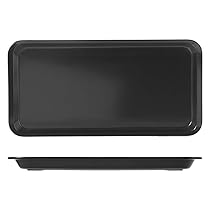 H&H, Vassoio Rettangolare in Melamina Nera 40×20 cm – Elegante e Resistente per Servire Antipasti, Finger Food, Sushi – Ideale per Casa, Bar, Gastronomie, Catering e Settore Ho.Re.Ca.