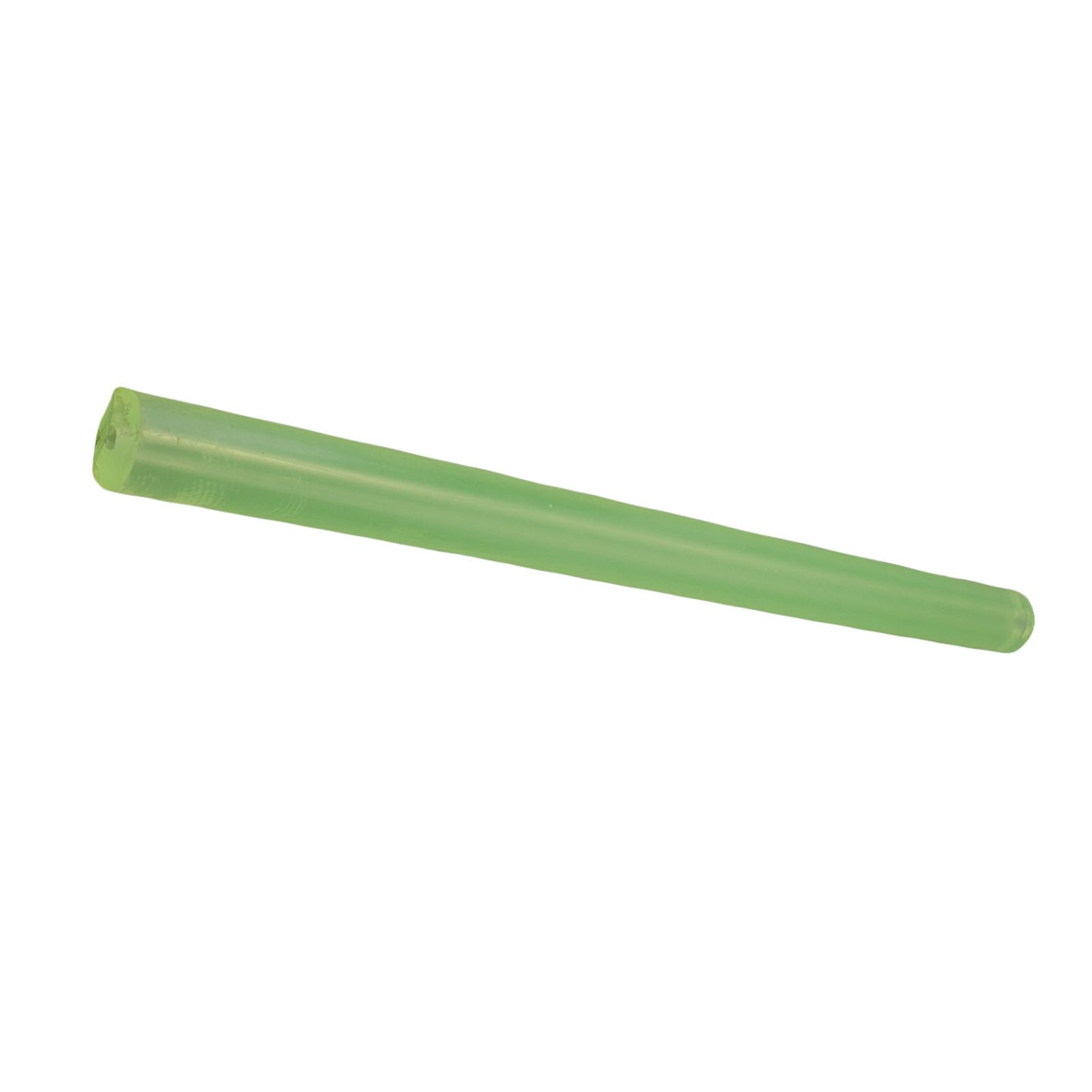 Polyurethane Round Hollow PU Rod Elastic Rubber Spring Bar Stick Yellow 20mm OD 8mm Bore 500mm Length - 2 Pack