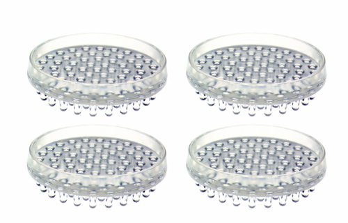 Adams Manufacturing Caster Cup Carpet Protectors, Large, Set of 4 -