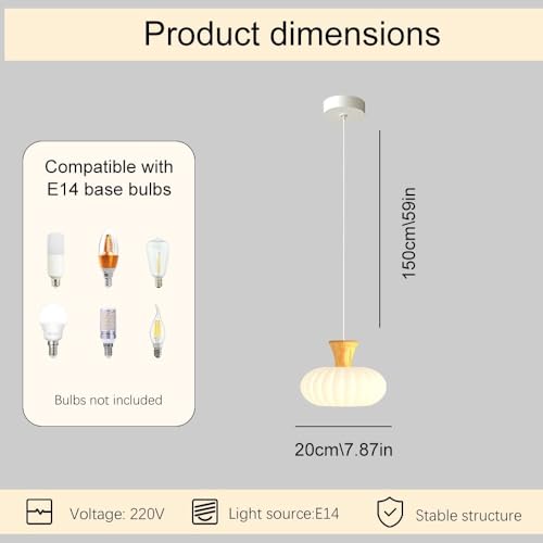 Accesorio de iluminación E14 con detalles de madera noble y cristal 4