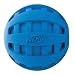 Nerf Dog Checker Squeak Rubber Ball Dog Toy, Medium/Large, Blue