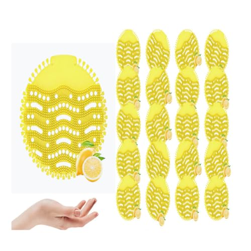 Urinal Screen Deodorizer, Yellow Wave Design,dorizer for Men's Restroom, Commercial