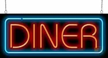 Real, Quality Hand Bent Diner Neon Sign - Large Size - 32