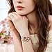 HYSLPMY Rose Gold Watches for Women，Featuring a Fashionable and Simple Design, Comes with a Watch Band Adjustment Tool and is Water-Resistant (Rose Gold)