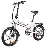 【Potente Motor de Alta Velocidad】Equipado con el motor 250W，el par del motor es 44N, lo que puede lograr un arranque más rápido, un mejor rendimiento en las subidas y un mayor ahorro de energía en la conducción. Además, tiene una mayor capacidad para adaptarse a diferentes tipos de terreno. La asistencia al pedaleo y la aceleración con el acelerador hasta 25 km/h le proporcionarán una gran experiencia de conducción