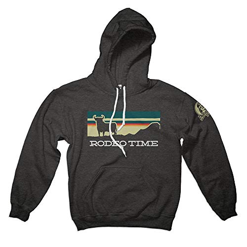 Rodeo Time Sunset Hoodie Charcoal
