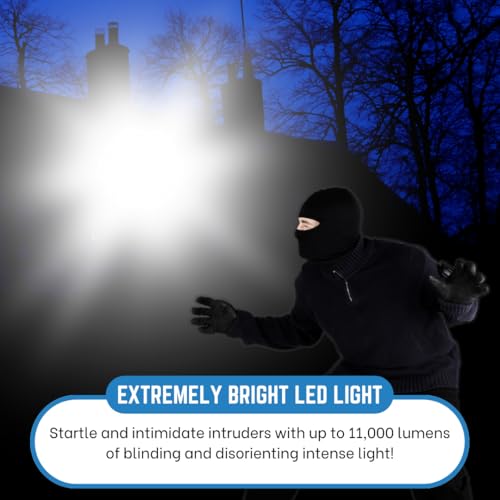 Startle Security Light - Outdoor Motion Detection Home Security Flood Light - Brightest LED Floodlight Motion Sensor - Security Motion Detector Anti-Theft Light for Yard, Garage, Porch - Image 3