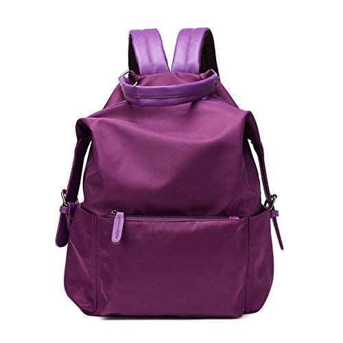 Sac d'ordinateur portable de dames petit sac à dos imperméable en nylon