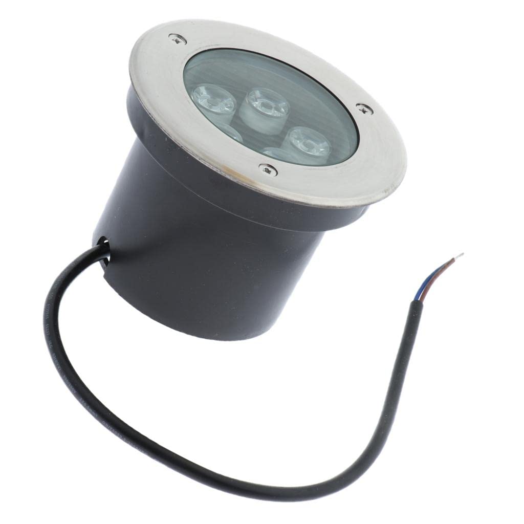 Colcolo Unterwasser LED Licht Stromsparende Teichbeleuchtung Einbauleuchte Edelstahl Aluminiumlegierung Langlebig Wartungsarm für Park Schwimmbecken Garten Br, Blau