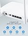 ZJX Gigabit Dual Band Routers for Wireless Internet, AC1200 WiFi Router for Home, Long Range Coverage, MU-MIMO, AP Mode, Guest WiFi and Parental Control, white