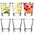 Gencywe 6 Pack Shot Glasses Set with Heavy Base, 1.6 oz Clear Shot Glasses Bulk, Small Whiskey Shot Glass for Vodka, Whiskey, Tequila, Espressos, Spirits & Liquors