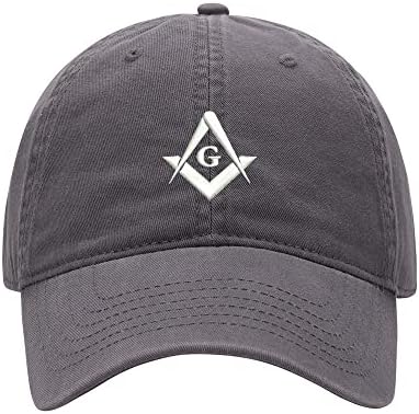 Baseball Cap Men Masonic Embroidered Washed Cotton Dad Hat Unisex Baseball Caps