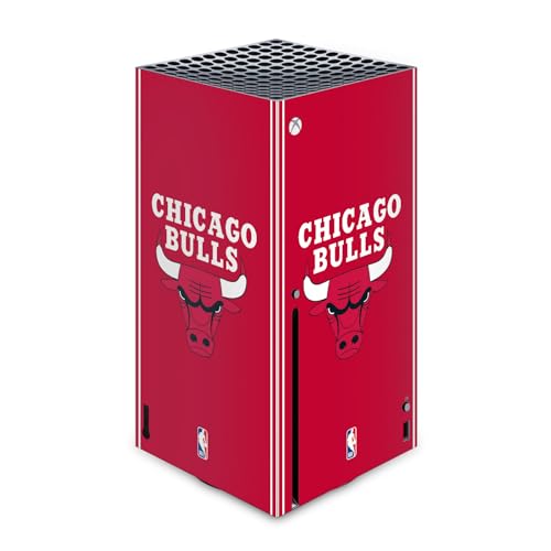 Autocollant Xbox Series X rouge NBA Chicago Bulls protection vinyle console