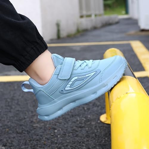 Boys Girls Fitness Workout Running Training Shoes Adjustable Mesh Lightweight Walking Supportive Active Sneaker Boy Kids4