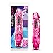 Blush Novelties 9" Soft Large Thick Realistic Vibrating Dildo - Multi Speed Powerful Vibrator - Waterproof - Sex Toy for Women - Sex Toy for Adults (Pink)