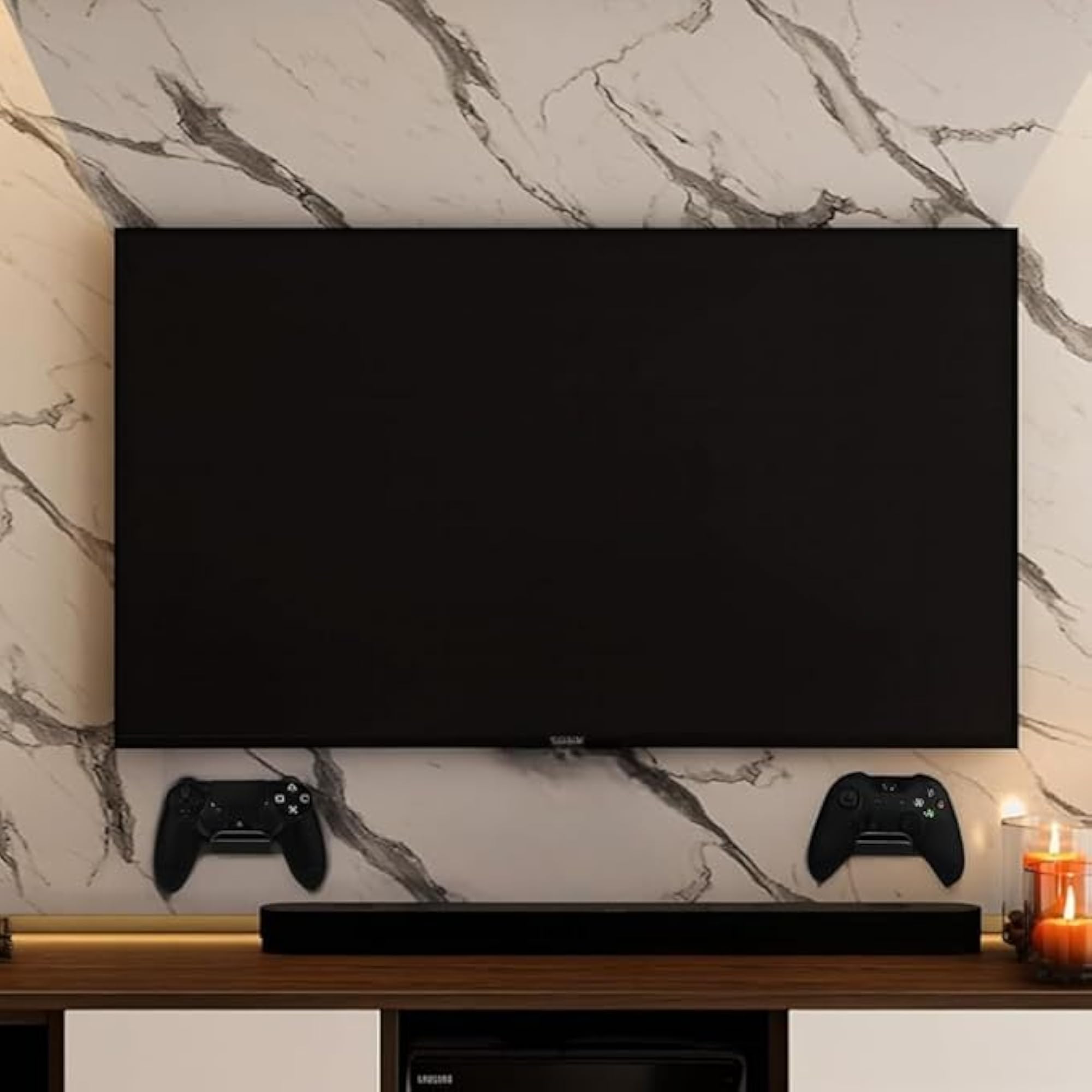 Acrylic Video Game Console Controller Holder Stand, 2 Pcs