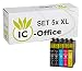 Produktbild 5X XL IC-Office Tintenpatronen Set mit Chip kompatibel zu Epson T603 603 T-603-XL für Ducker Expression Home XP2100 XP2105 XP3100 XP3105 XP4100 XP4105 Workforce WF2810 WF2830 WF2835 WF2850