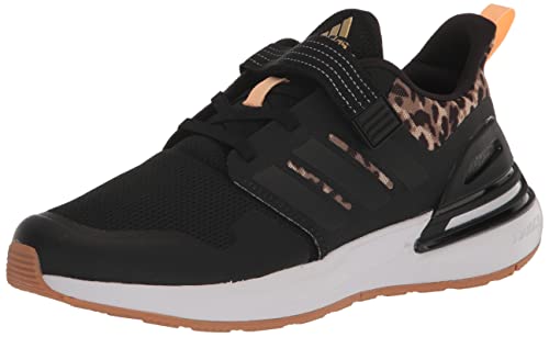 adidas Unisex-Child Rapidasport Bounce Elastic Lace Top Strap Shoes_Legacy Running