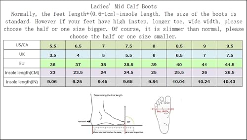 Bottes souples fermeture eclair mi-mollet hiver en cuir PU chaussures femme rismart - 5