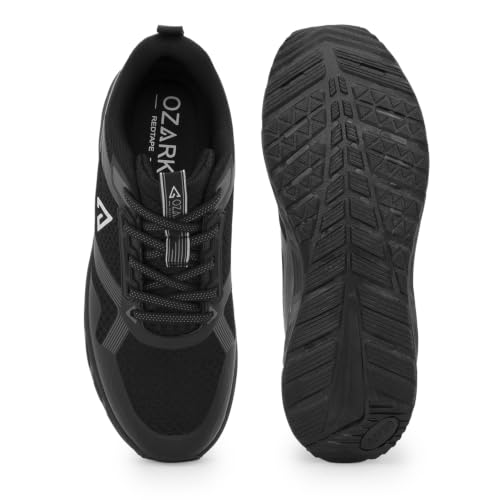 Image of Red Tape Ozark Off White Hiking Shoes for Men | Low-Cut Outdoor