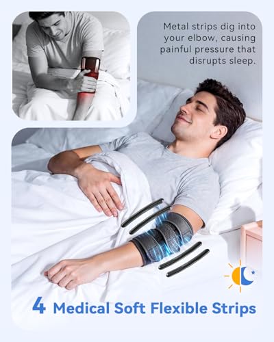 Upgraded Cubital Tunnel Elbow Brace with Elastic Bars
