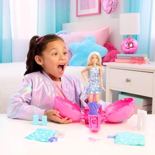 Barbie Team Roll and Reveal Pop Star Doll and Accessories - image 2