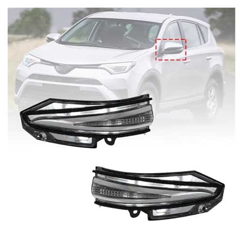 Intermitente de espejo retrovisor para Toyota RAV4 modelos 2012 a 2019 2