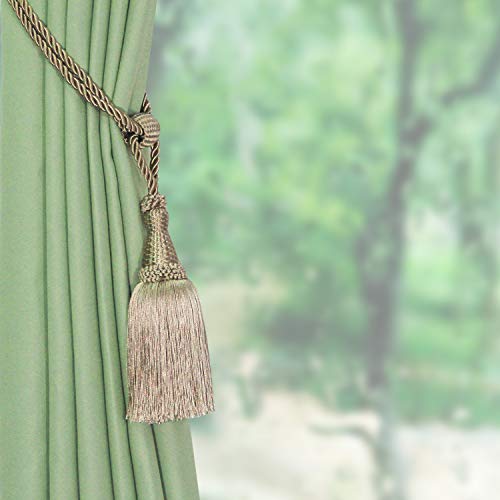 image for Fenghuangwu Curtain Tiebacks Handmade Elegant Curtain Tie Backs Holdba