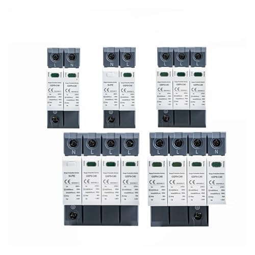 Protección de voltaje de 4 polos GSP9, pararrayos SPD de 440V para la seguridad de tu hogar