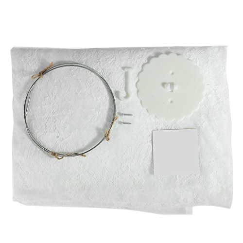 Lace Bed Canopy - Round Dome Netting Mosquito Net For Girls Bed Nusery Hanging Canopy Elegant Room Decoration, White #TOP7