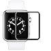 GEMYON Compatible with iWatch 42mm Screen Protector，Tempered Glass Screen Cover for iWatch Series 1 2 3 Full Coverage 3D Curved, 0.26mm Ultra-Thin Cystal Clear Hard Cover Anti-Scratch Bubble Free