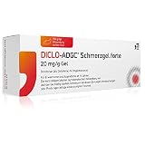 DICLO-ADGC Schmerzgel forte 100g - effektive Schmerzlinderung - Behandlung von leichten bis mäßig starken Schmerzen bei akuten Zerrungen, Verstauchungen oder Prellungen