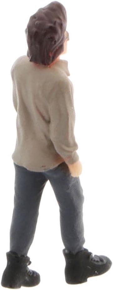 1:64 Figures Model Collection Cars Trucks Dolls Toys Building Layout White, Light Brown