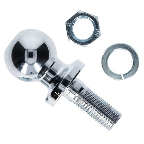 thirei Enganche Remolque, 50mm 3,5T Bola de Remolque, Ø22mm Tornillo, para Barras de Acoplamiento c