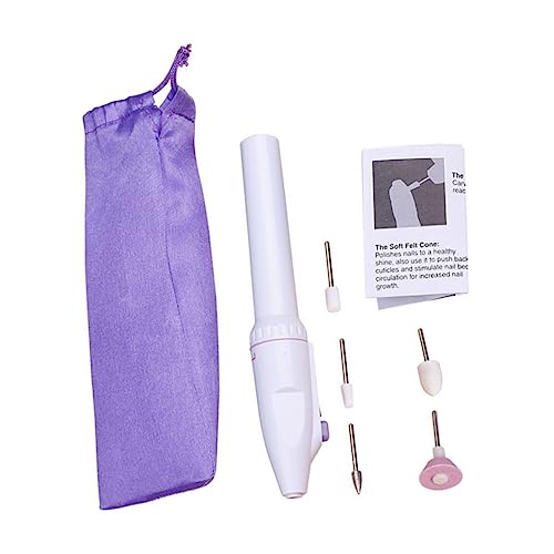Veemoon Ponceuse à Ongles Électrique Portable 1 Ensemble Compacte Pour Manucure Et Pédicure Outil De Polissage Ergonomique Pour Usage Professionnel Domicile